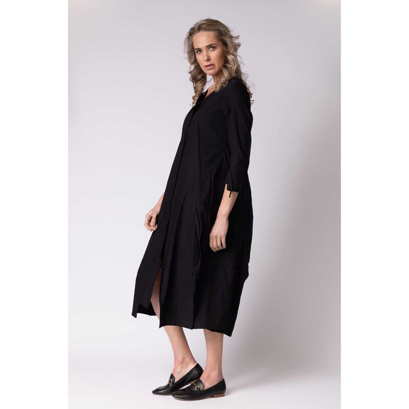 Rundholz Long Sleeve Coat Dress image number 2